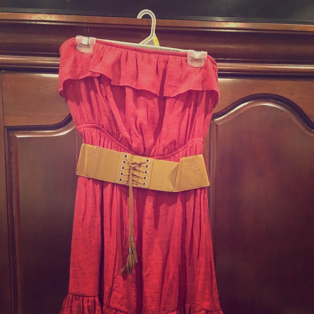 Red dress